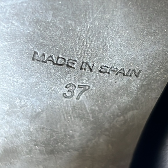 FREE PEOPLE Remy Heeled Boots Black Leather SZ:7 - Picture 5 of 12